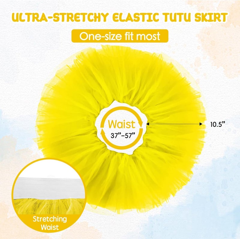 Fynnsure 5 Layers Plus Size Tutu Skirts for Women Extra Large Tulle Skirt 80s Adult Tutu Skirts Tutus Halloween Costumes - Image 4